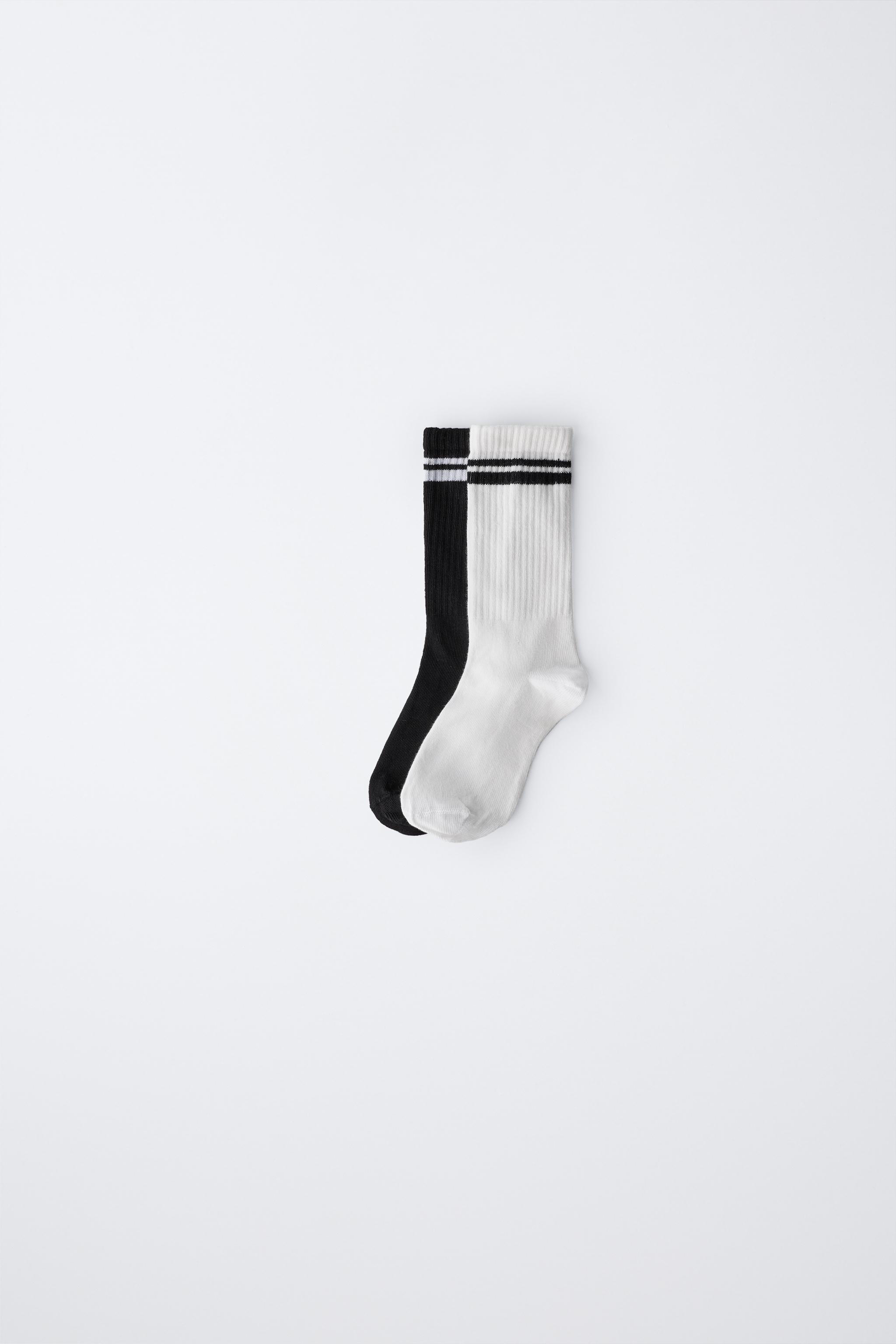 スポーツソックス 2足セット - ホワイト | ZARA Japan / 日本