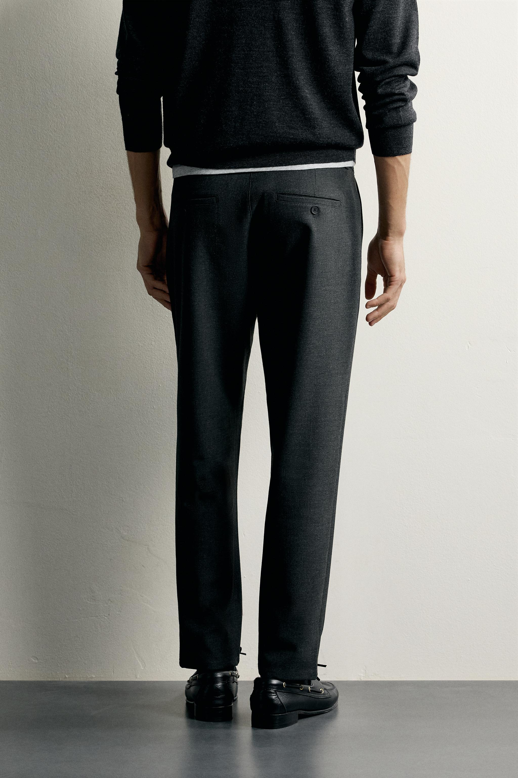 COMFORT STRUCTURED CHINO PANTS