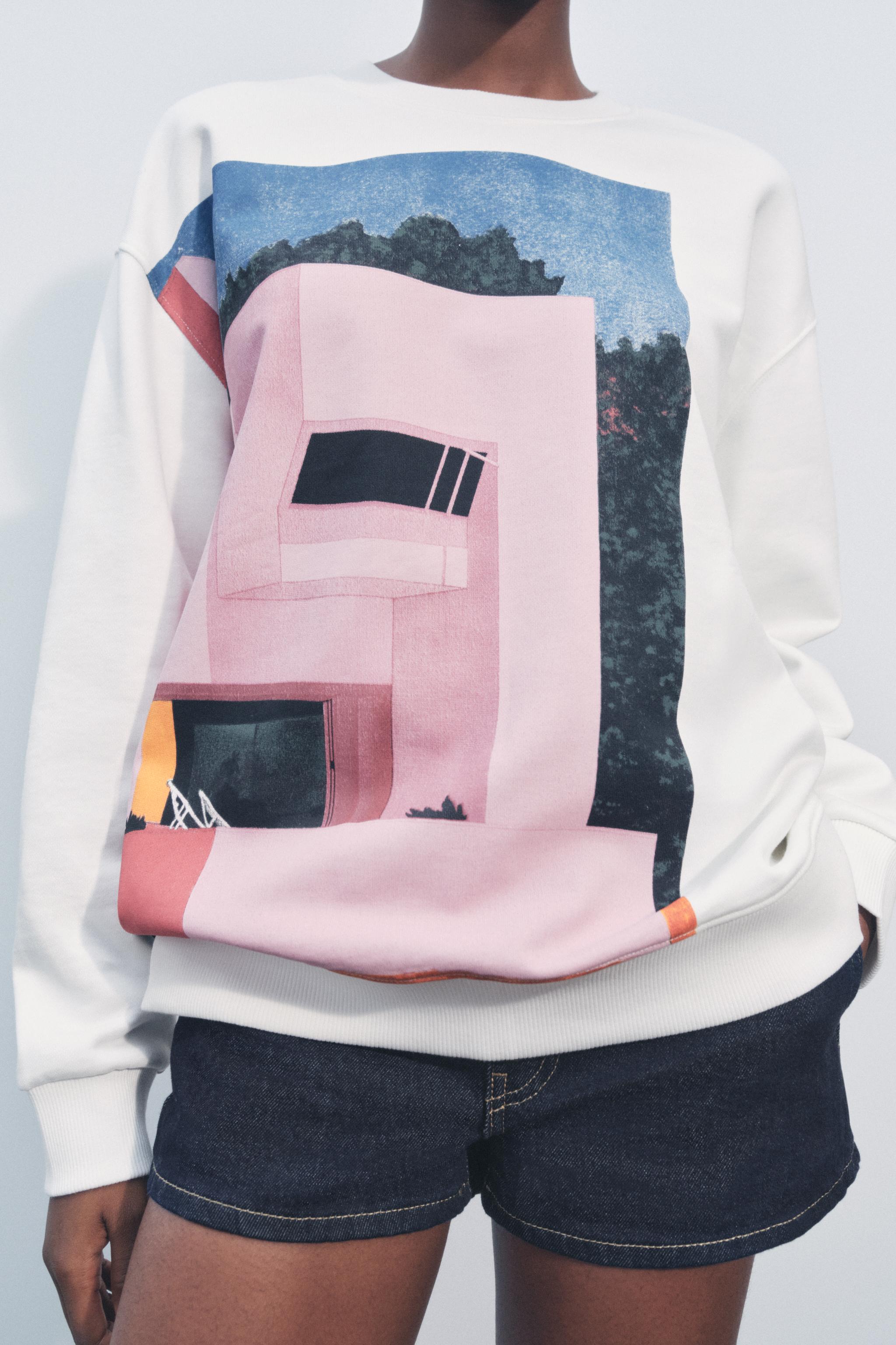 Polaroid sweatshirt zara hotsell