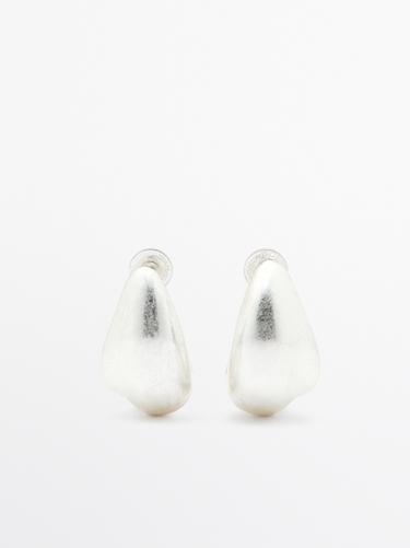 Zara Hazelnut earrings - Silver