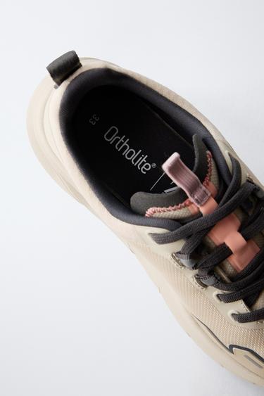 TRAINERS WITH SOLE DETAIL - Beige by Zara - Image 6