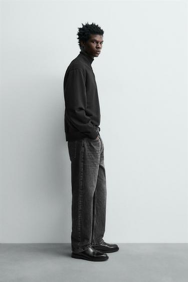 JEAN DROIT COUPE CHEVILLE - Noir de Zara - Image 3