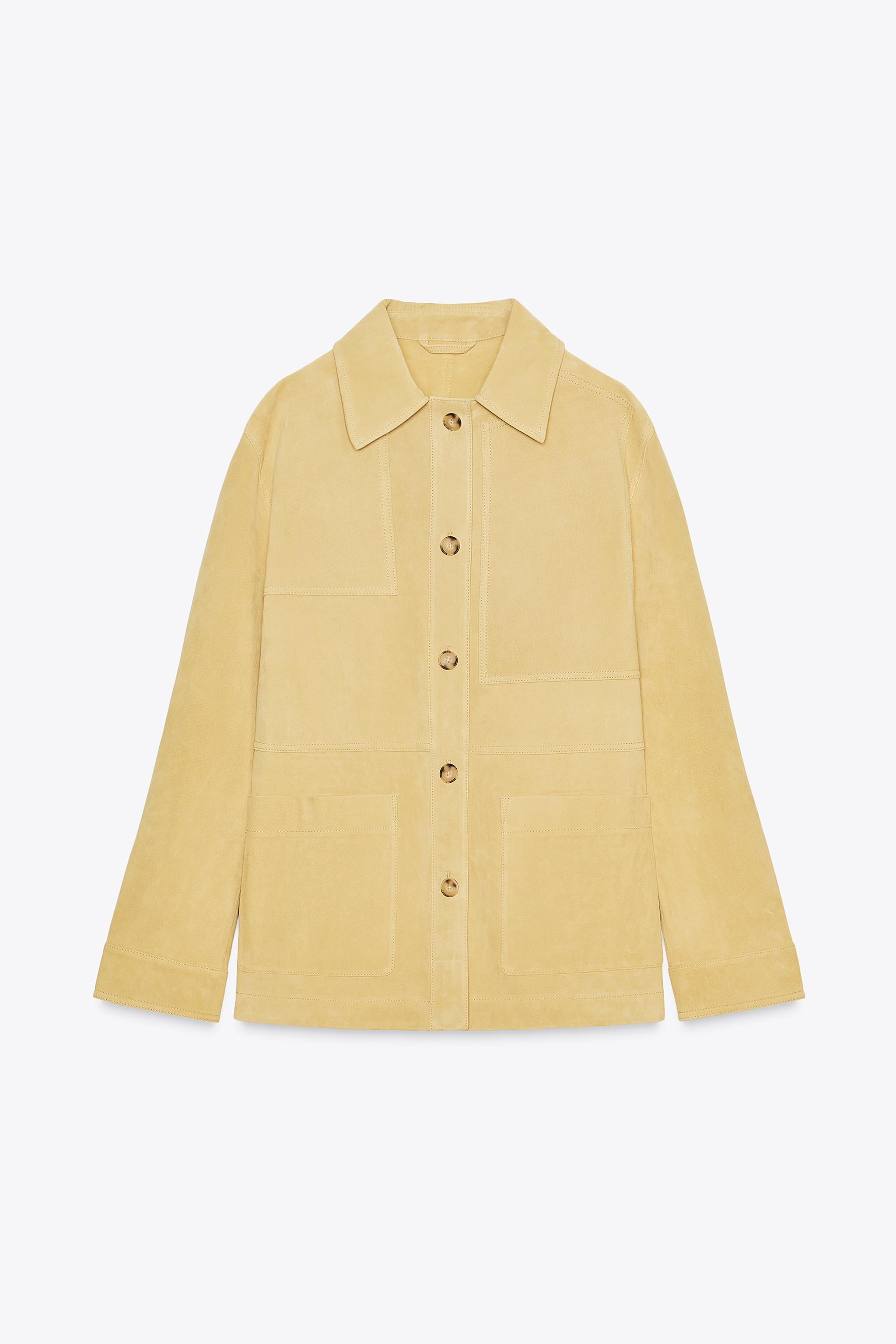 VESTE EN CUIR DAIM 100 %