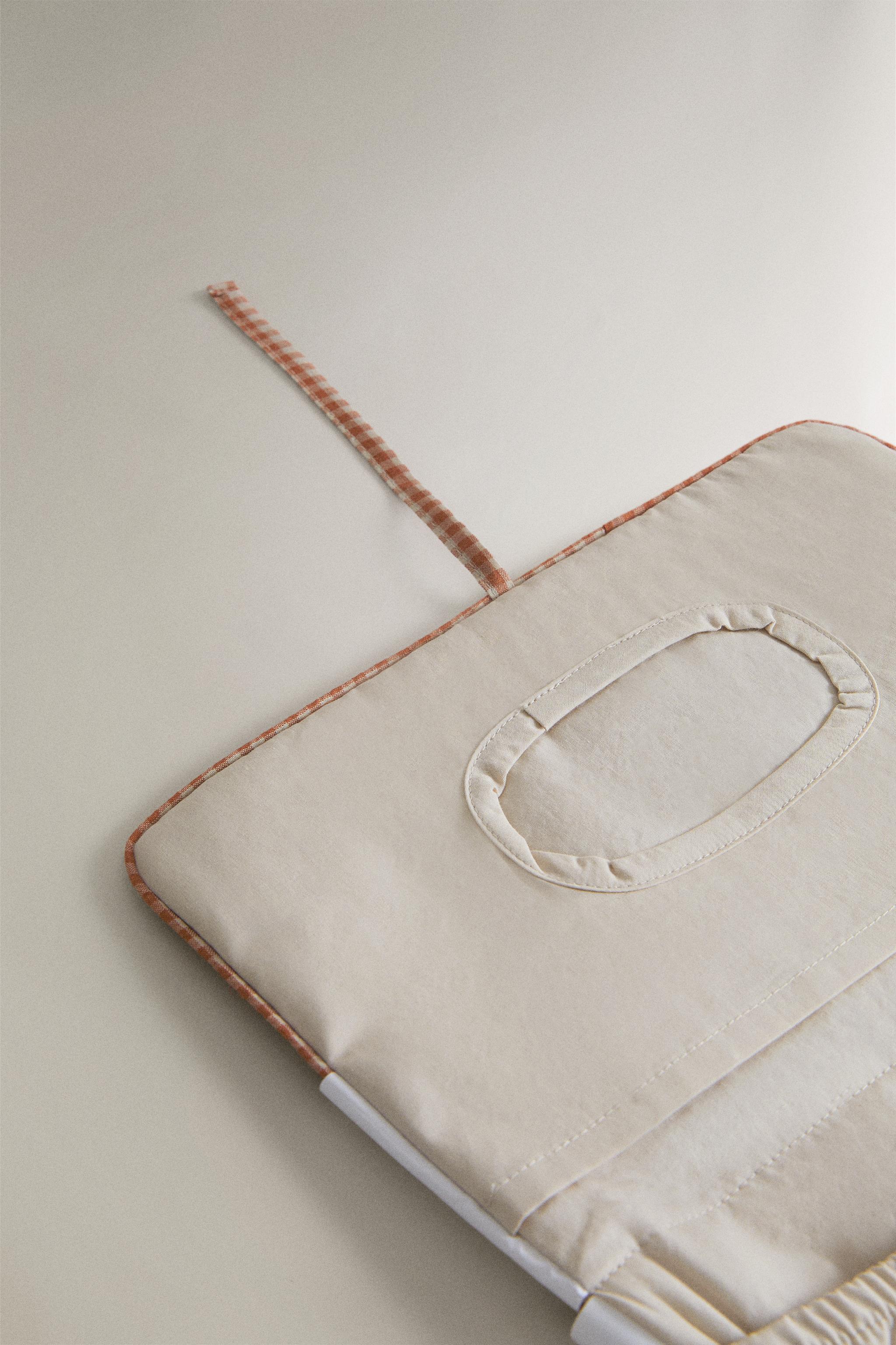 Детские сумки Zara GINGHAM COTTON BABY WIPE HOLDER — фото 4