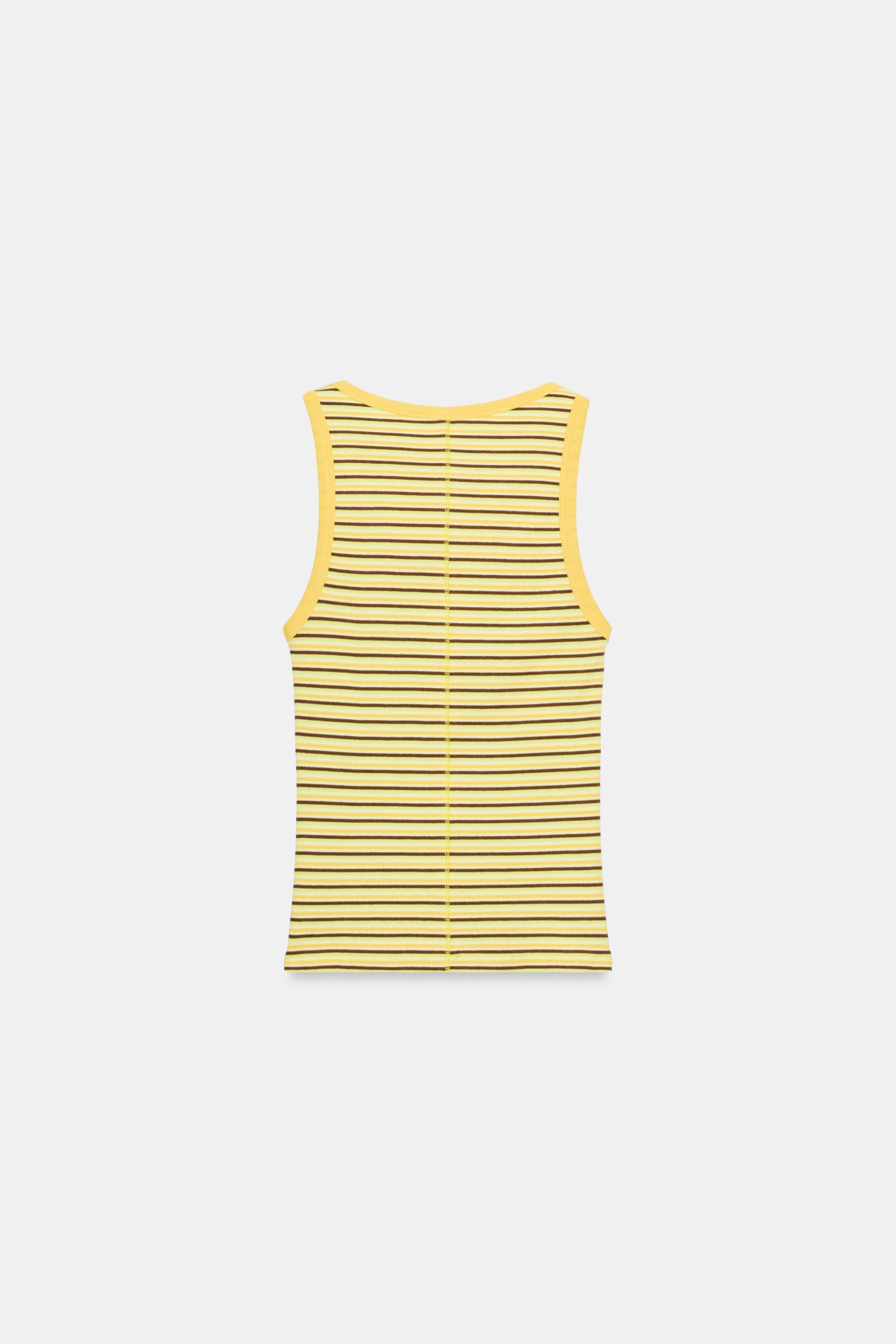 STRIPED TEXTURED TOP
