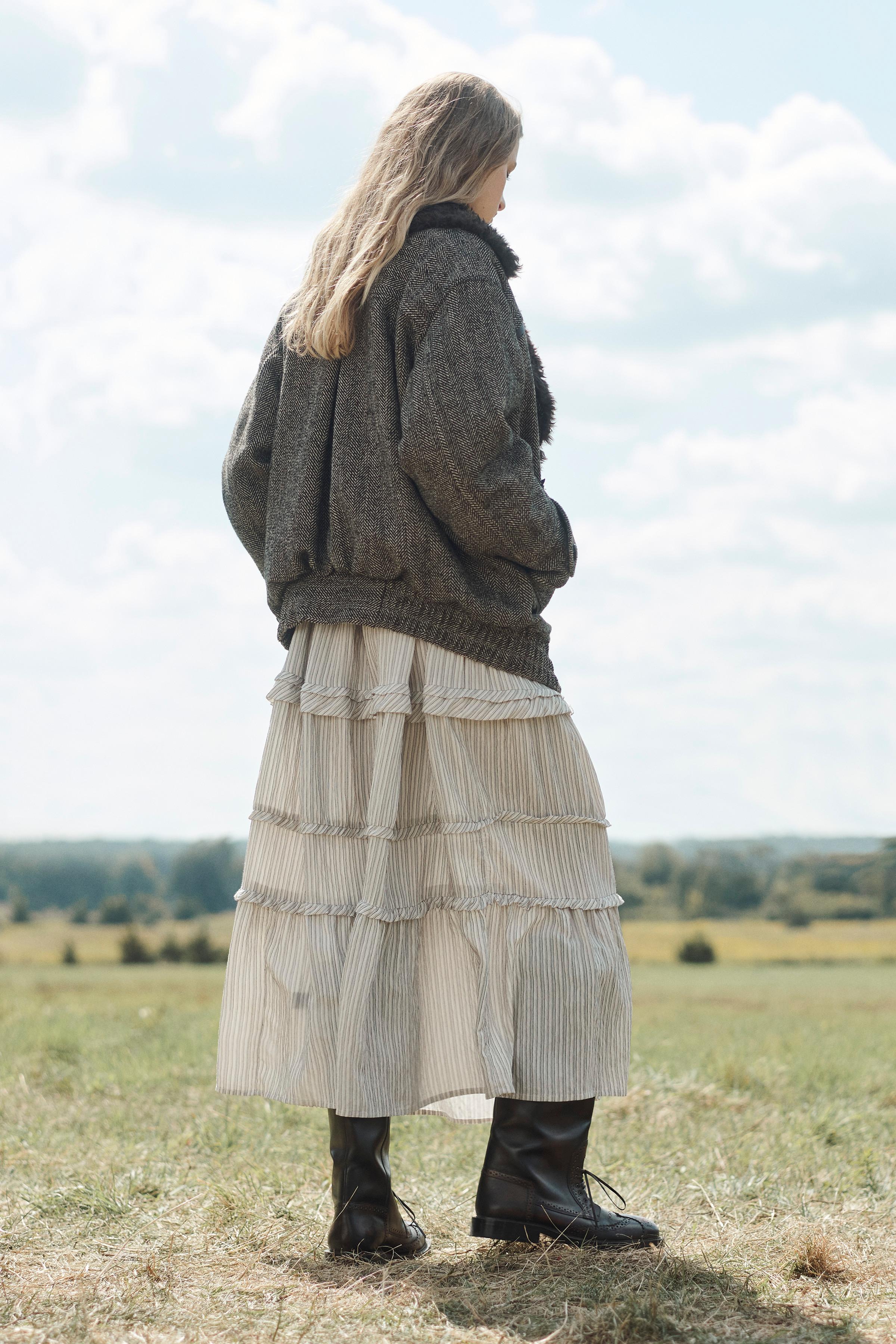 CONTRASTING HERRINGBONE LIMITED EDITION BOMBER JACKET