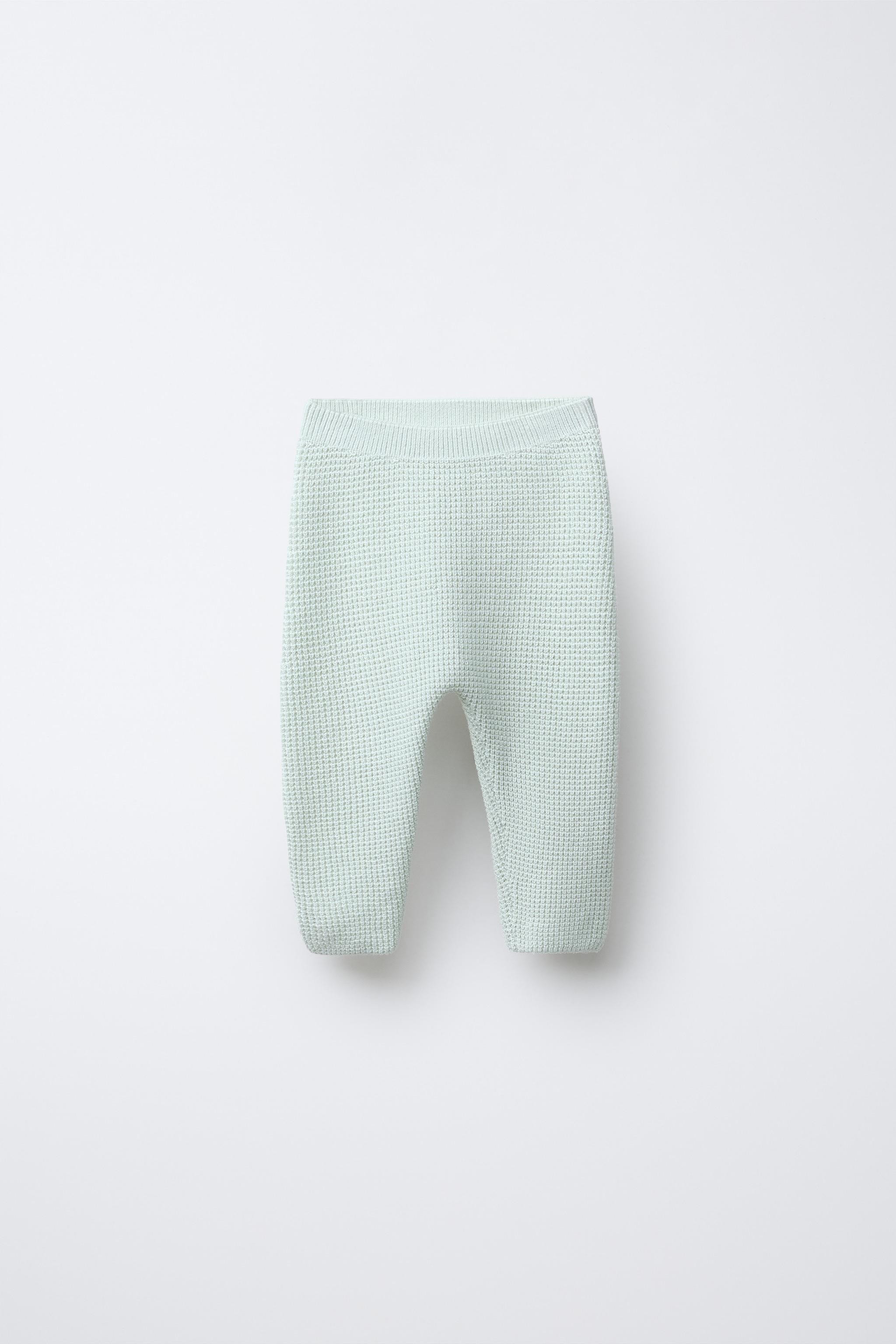 PANTALON EN MAILLE PERLÉE