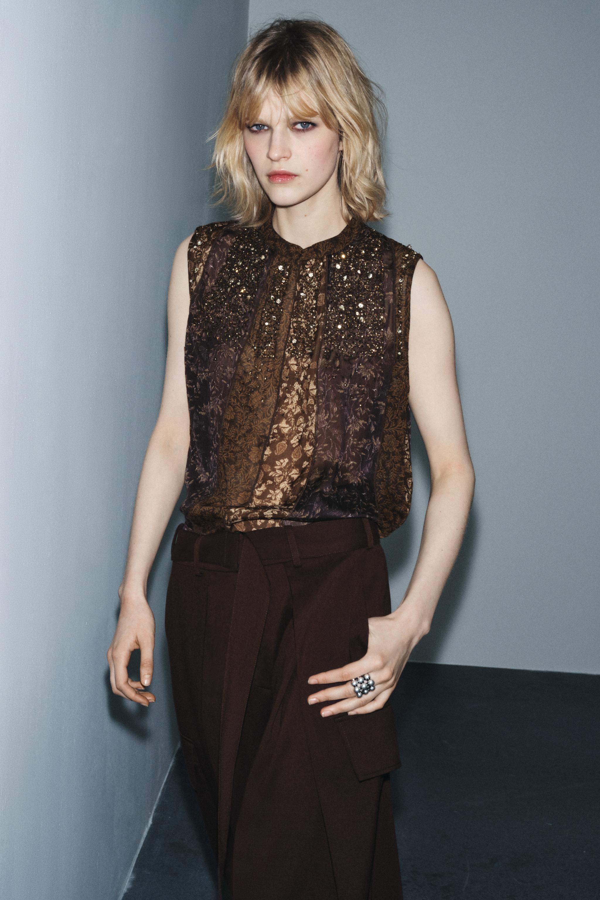 TOP PATCHWORK ZW COLLECTION - Multicolor | ZARA Chile