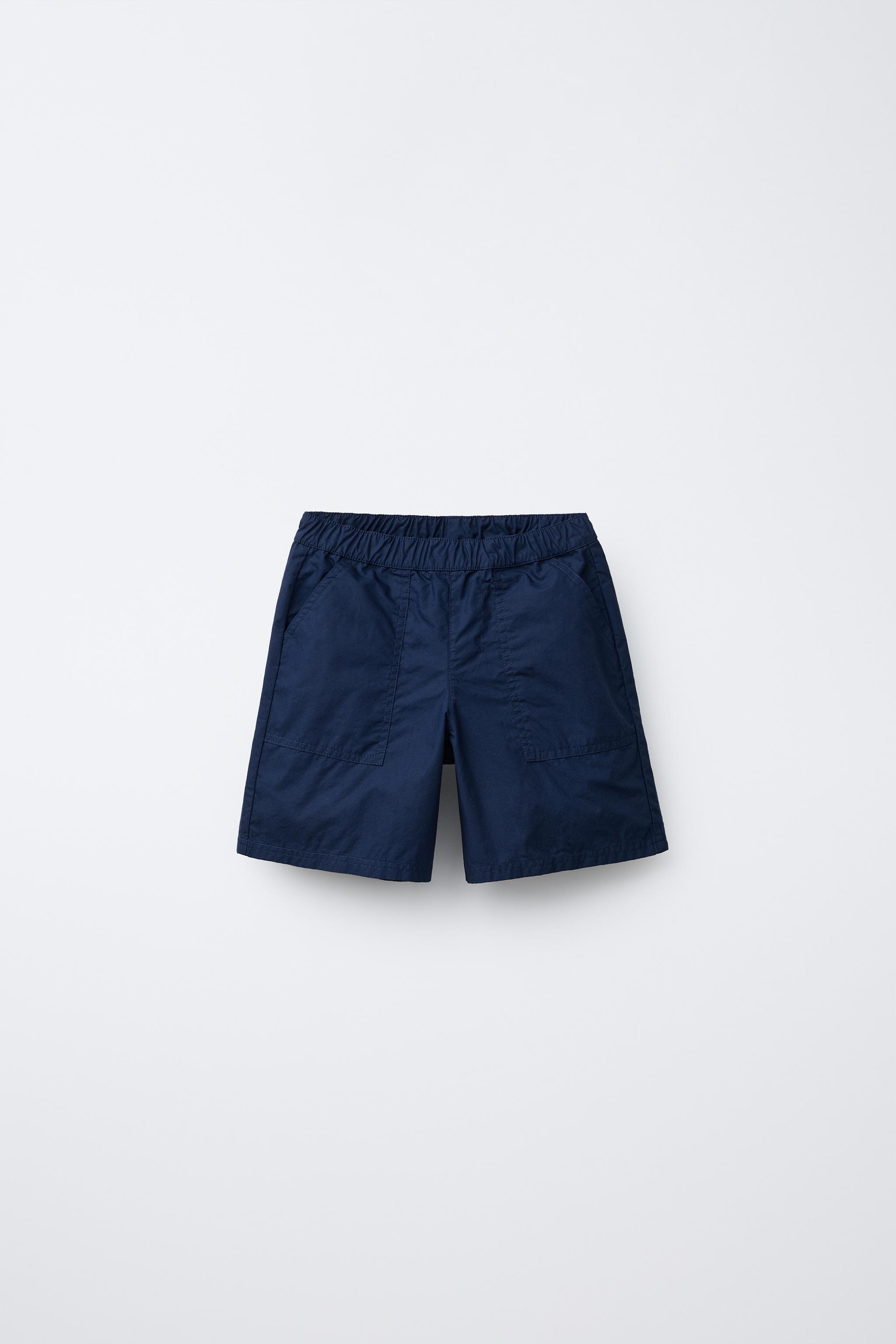 ★ドイツ発*ZARA*新作*Origins テクニカルショーツ/BLUISH★ ブルー（青）系 ZARA(ザラ) ハーフ・ショートパンツ(メンズ