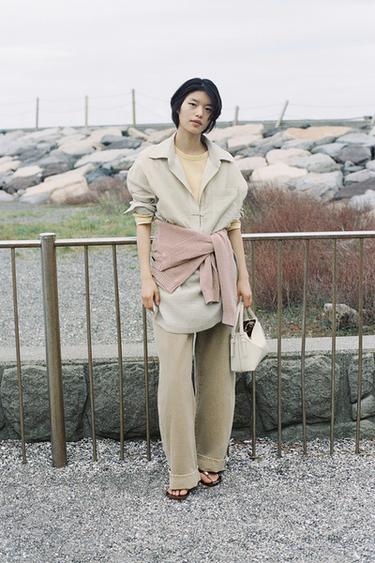 LOOK - Khaki marl by Zara