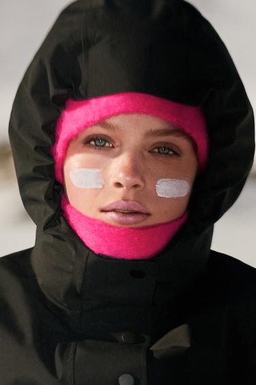Zara Siyah - WATER RESISTANT AND WIND PROTECTION RECCO® TECHNOLOGY ŞİŞME ANORAK - SKI COLLECTION