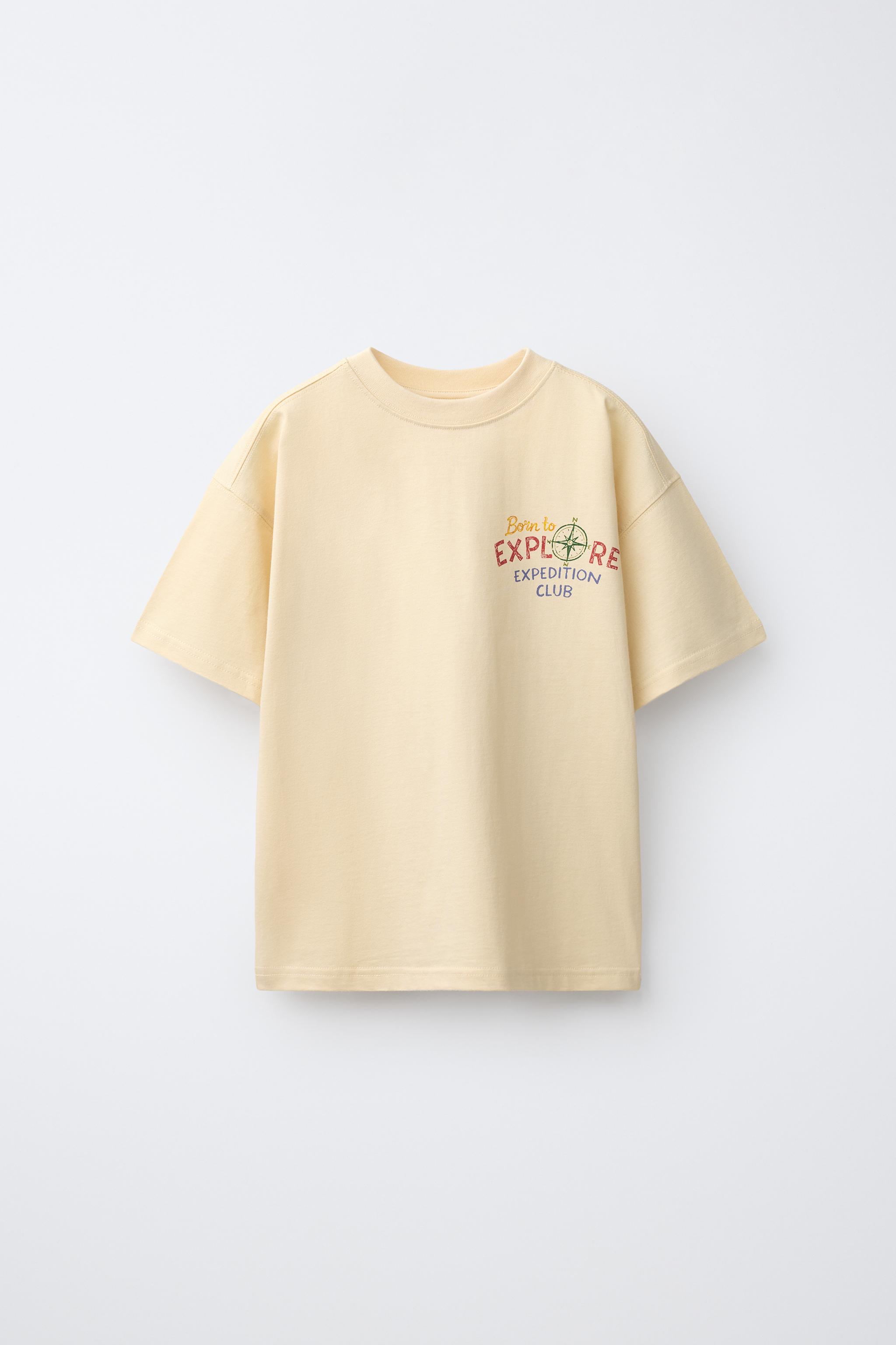 PRINTED T-SHIRT — Ecru
