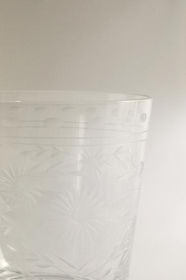 ENGRAVED GLASS TUMBLER - 990 by Zara - Image 4