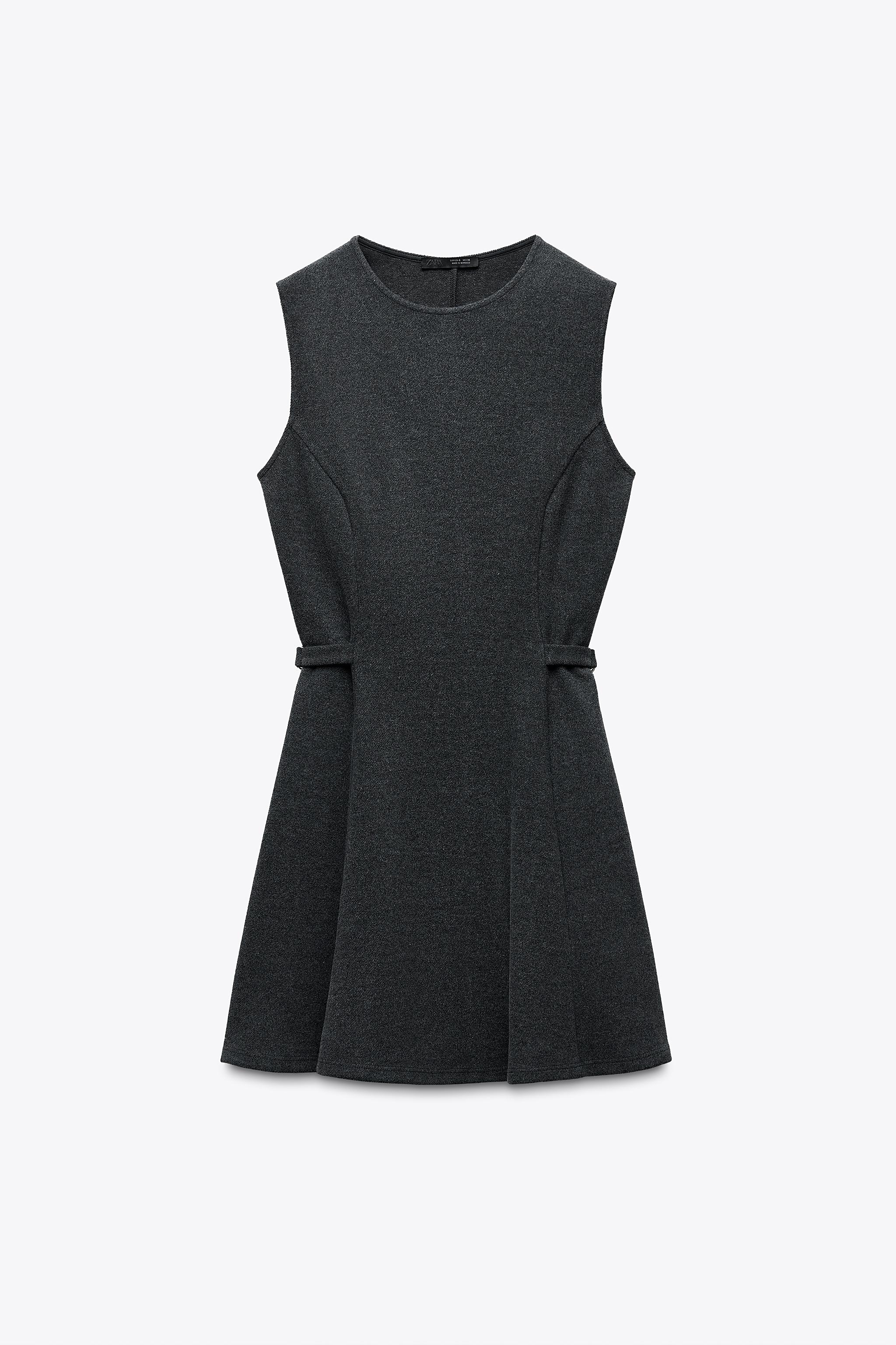 ソフトバックルショートワンピース - グレー | ZARA Japan / 日本