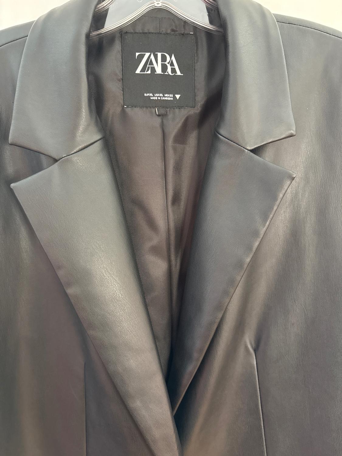 FAUX LEATHER COAT - Image 6