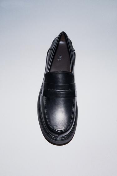 Zara PENNY LOAFERS - Black