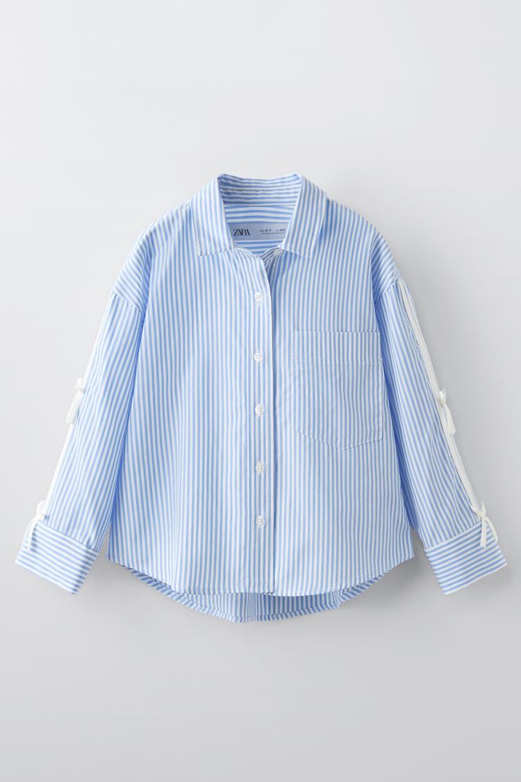 Camisas Zara Striped Hombre Azules Claro Puerto Rico Camisa De