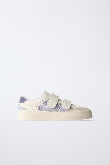 GLITZER-SNEAKER - Weiß von Zara - Bild 0