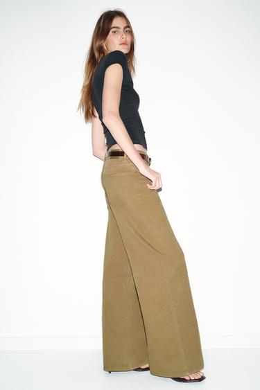 V-NECK T-SHIRT - Charcoal grey by Zara - Image 3