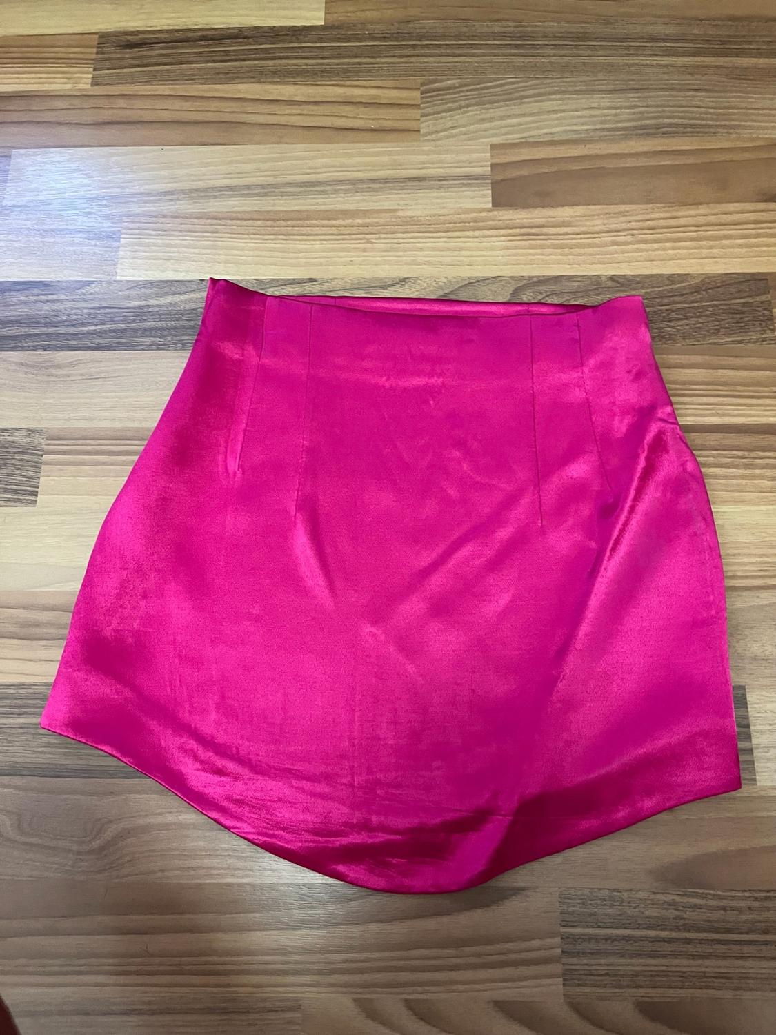 SATIN-FINISH MINI SKIRT - Image 6