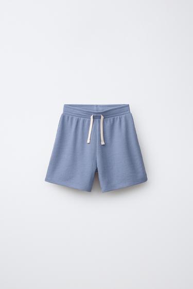 6-14 YEARS/ WAFFLE-KNIT LABEL PYJAMAS - Blue by Zara - Image 3