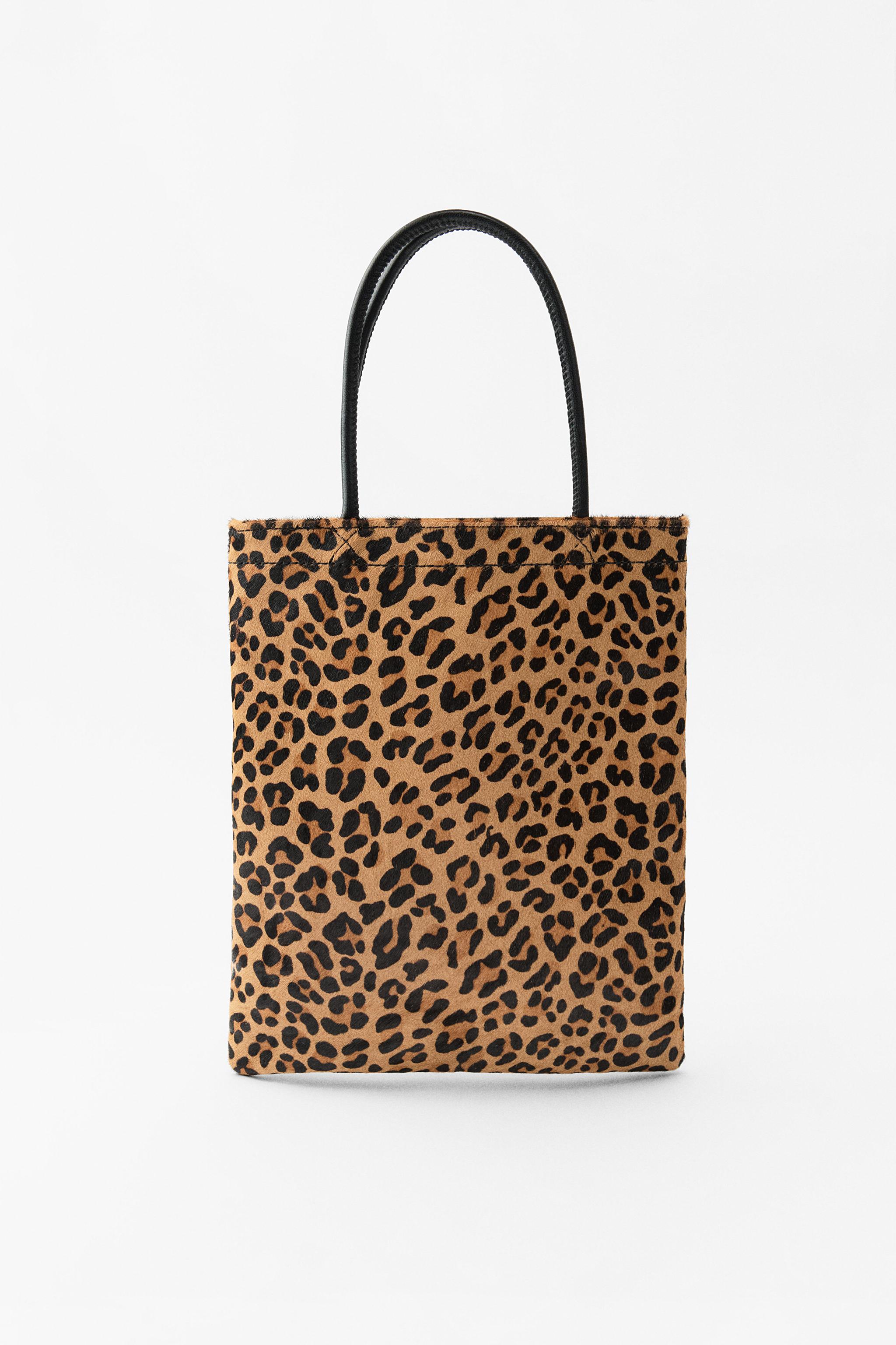 Animal print mini tote bag zara sale