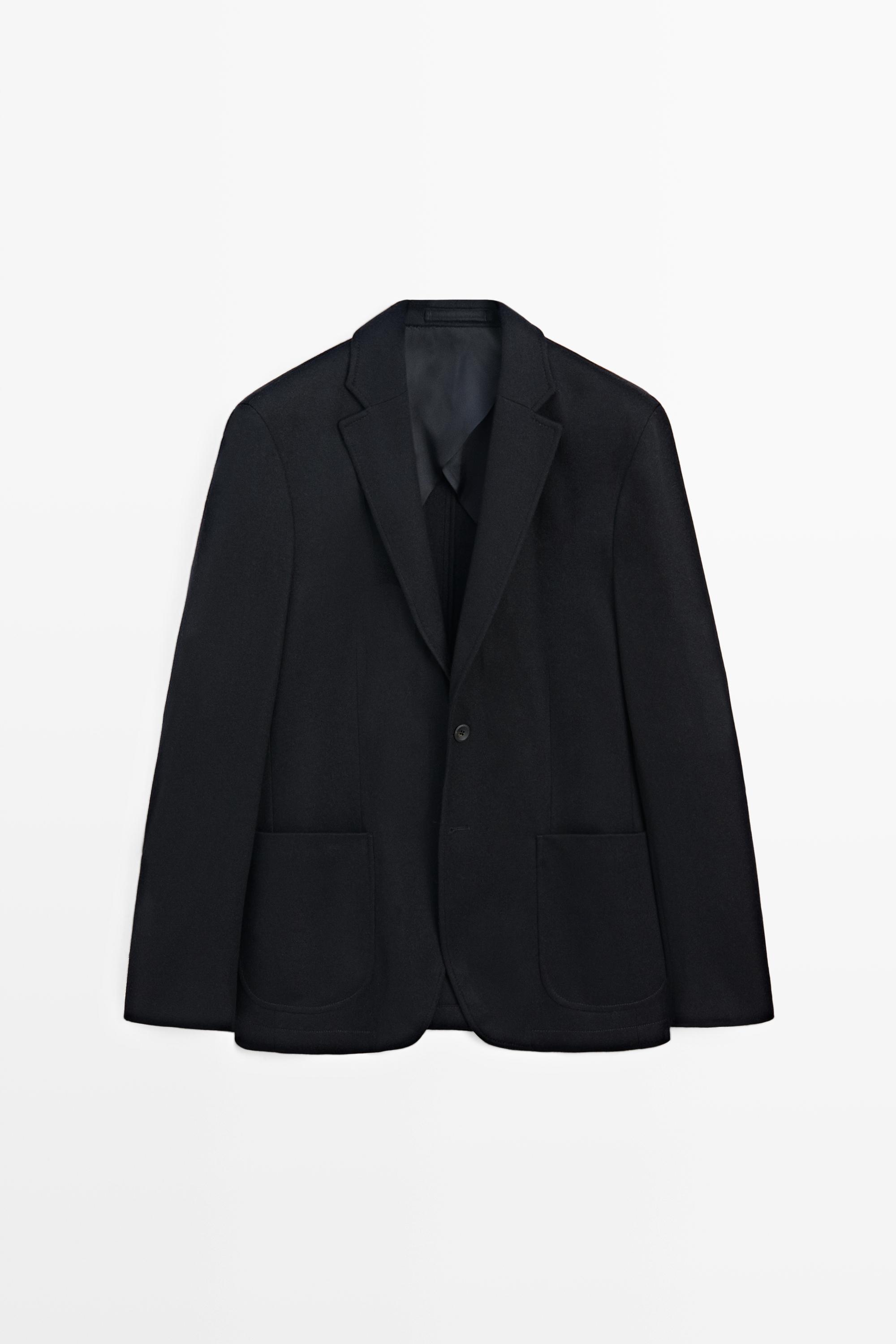 100% wool suit blazer