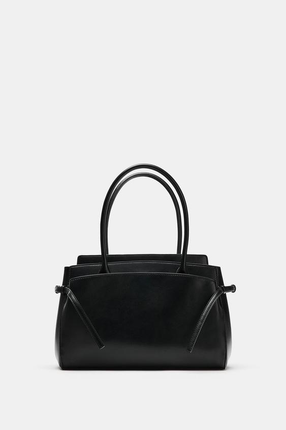 SAC PORTÉ ÉPAULE CONTRASTE - Noir de Zara - Image 1