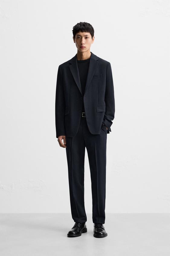 美品】 ZARA ザラ スーツ スリーピース セットアップ ネイビー Mサイズ 