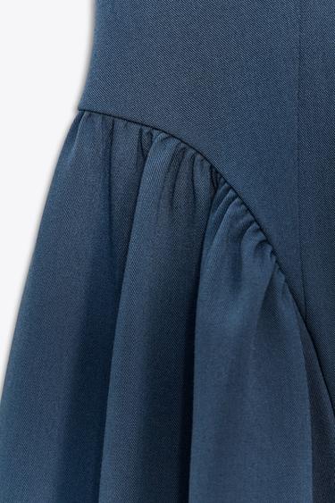 ROBE COURTE HALTER - Bleu encre de Zara - Image 7