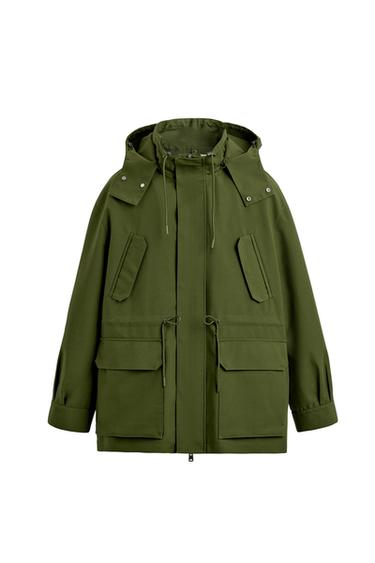 PARKA TÉCNICA CHALECO DESMONTABLE - Khaki de Zara