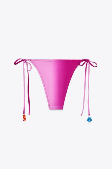 BAS DE BIKINI NŒUDS POISSON - Rose de Zara - Image 3