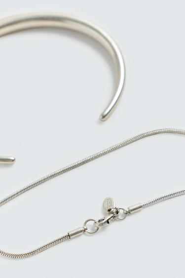 PACK DE 2 BRACELETS MÉTALLIQUES COMBINÉS - Argent de Zara - Image 2