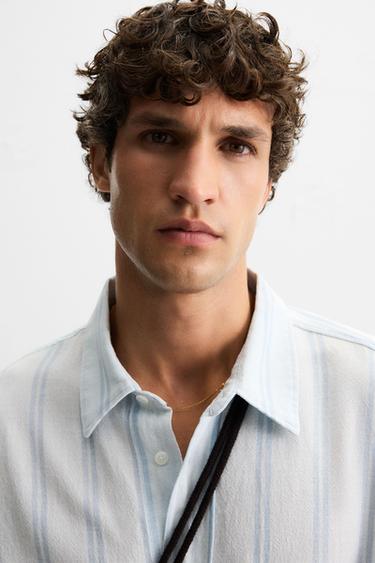 STRIPED TEXTURED SHIRT - striped by Zara - Image 4