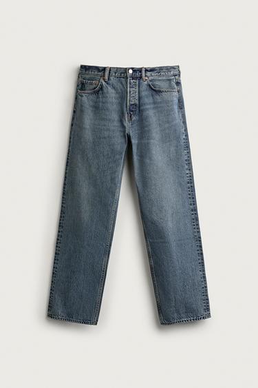 STRAIGHT-FIT JEANS — Indigo 1