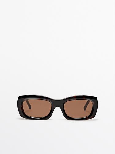 Zara Rectangular sunglasses - Brown
