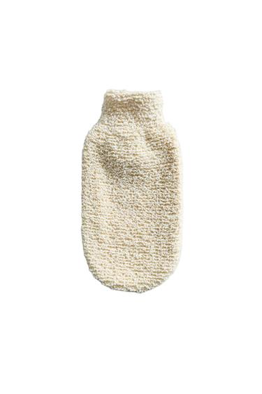 COTTON EXFOLIATING GLOVE - Ivory by Zara