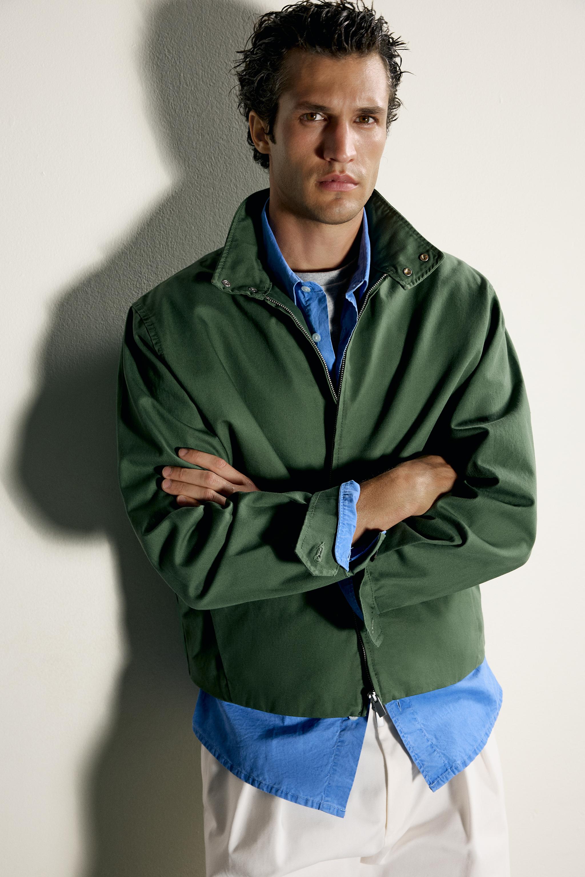 COTTON REGULAR FIT JACKET