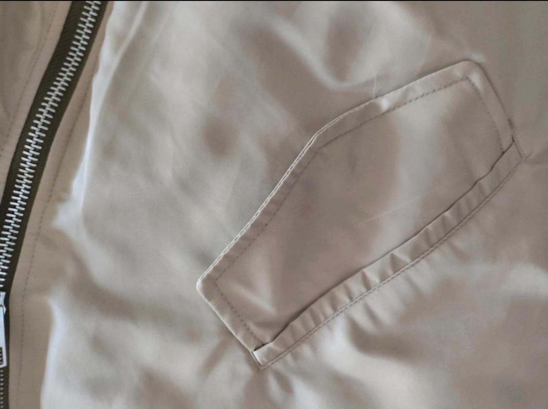 OVERSIZE NYLON BOMBER JACKET - Image 4
