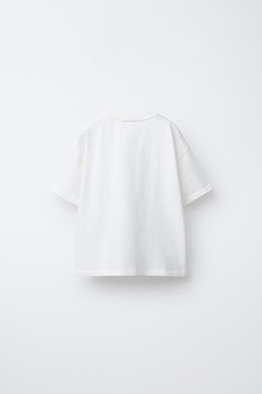 T-SHIRT IMPRIMÉ CHEVAL - Écru de Zara - Image 1