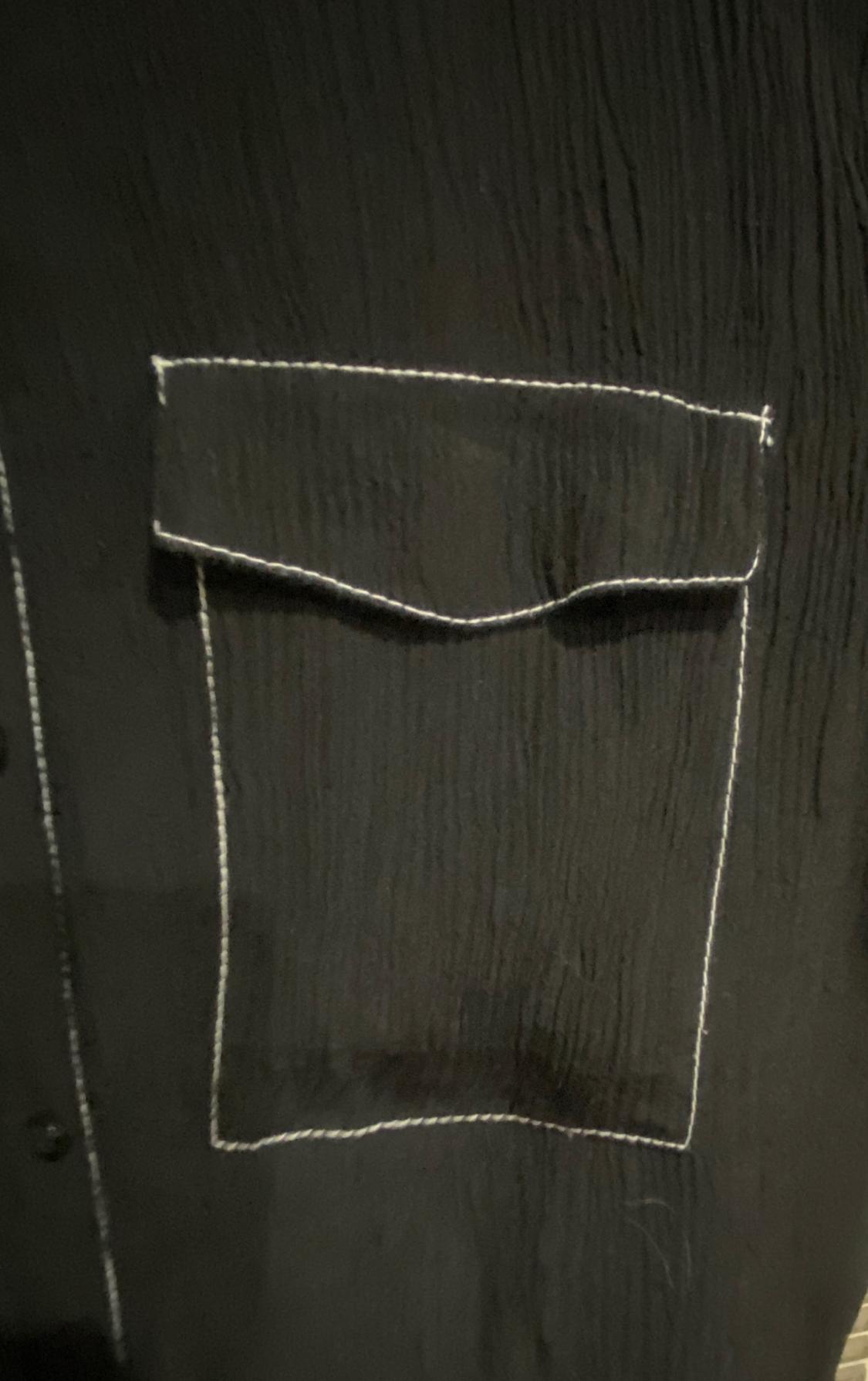 SHIRT WITH CONTRAST TOPSTITCHING - Image 3