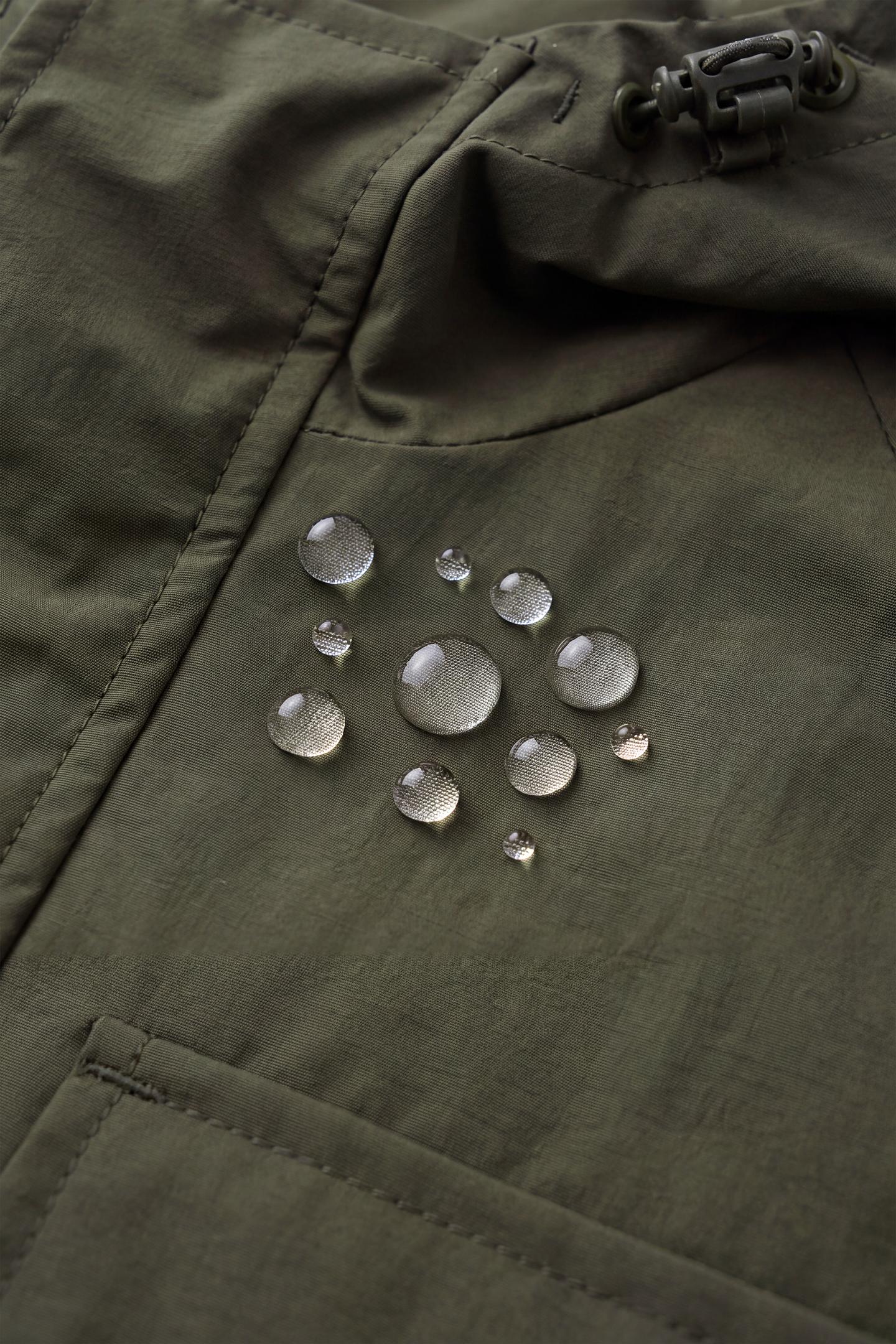 Детский пуховик Zara Water-Repellent, цвет: Хаки — фото 9