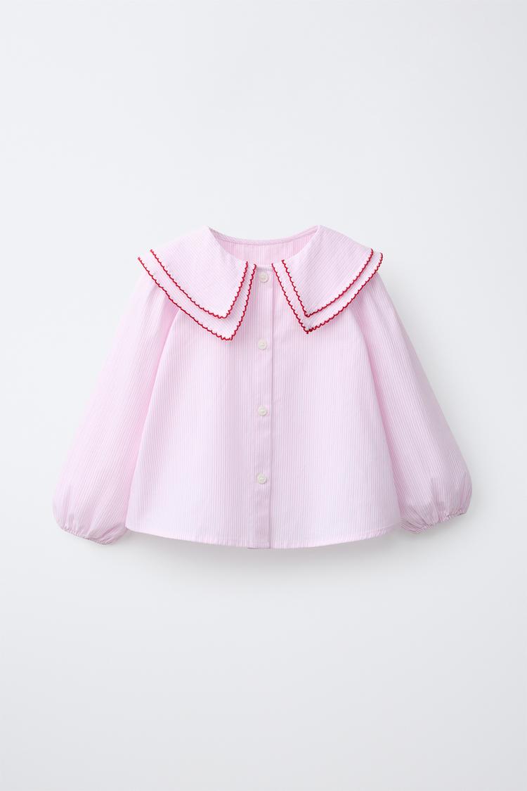 CAMISA RAYAS DOBLE CUELLO