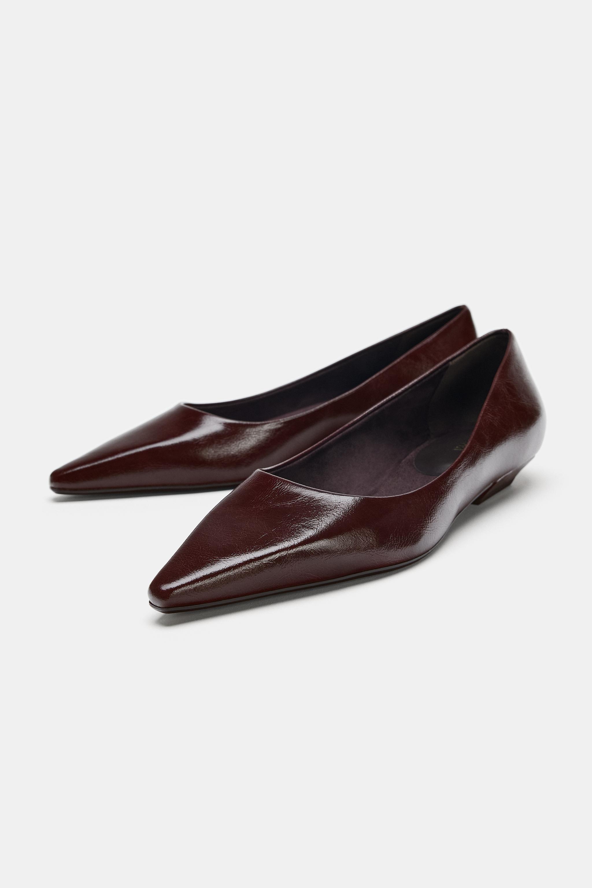 CHAUSSURES EFFET VERNI