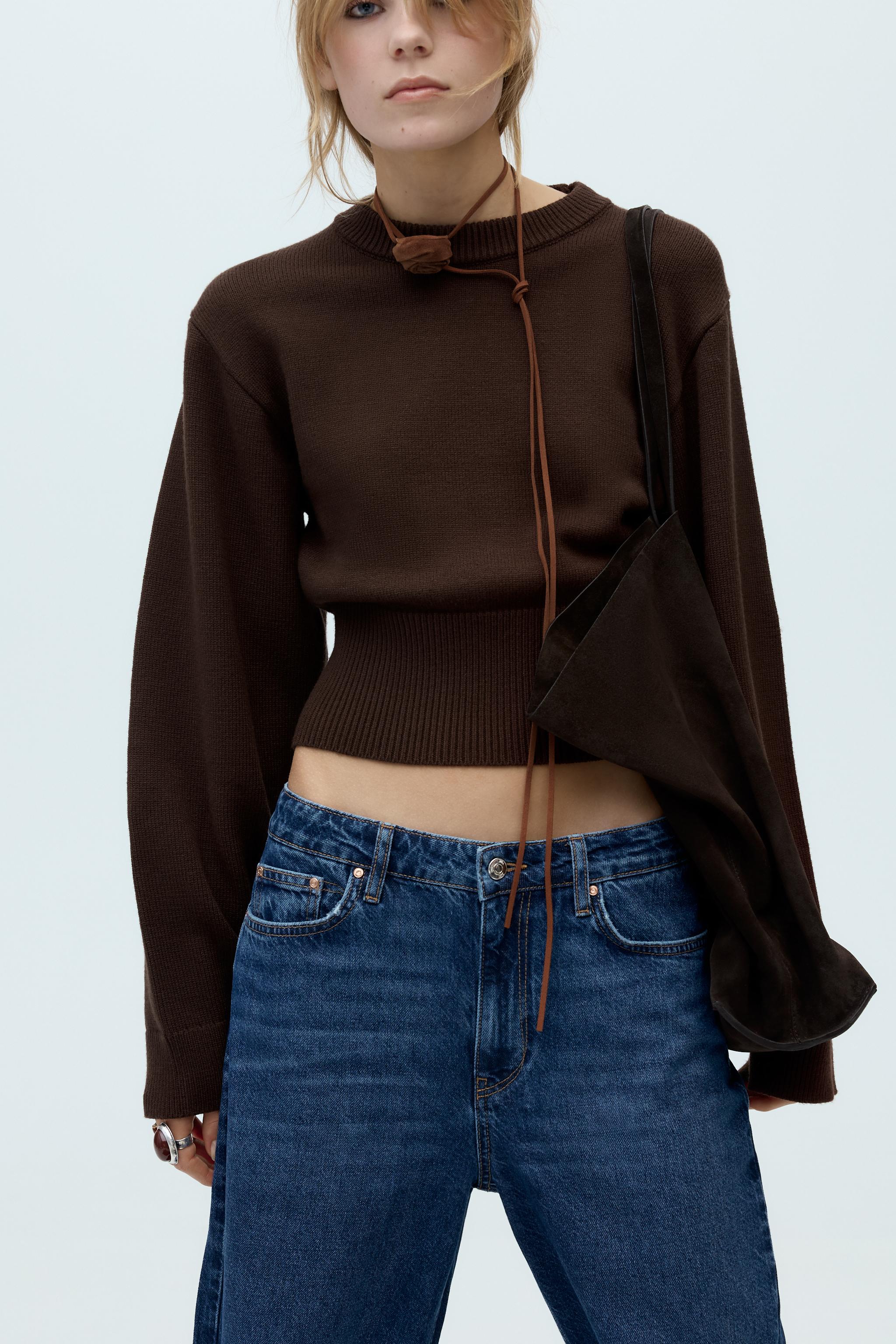 ハートボタンニットカーディガン - マリンブルー | ZARA Japan