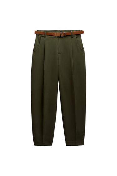 PANTALÓN CARROT CINTURÓN