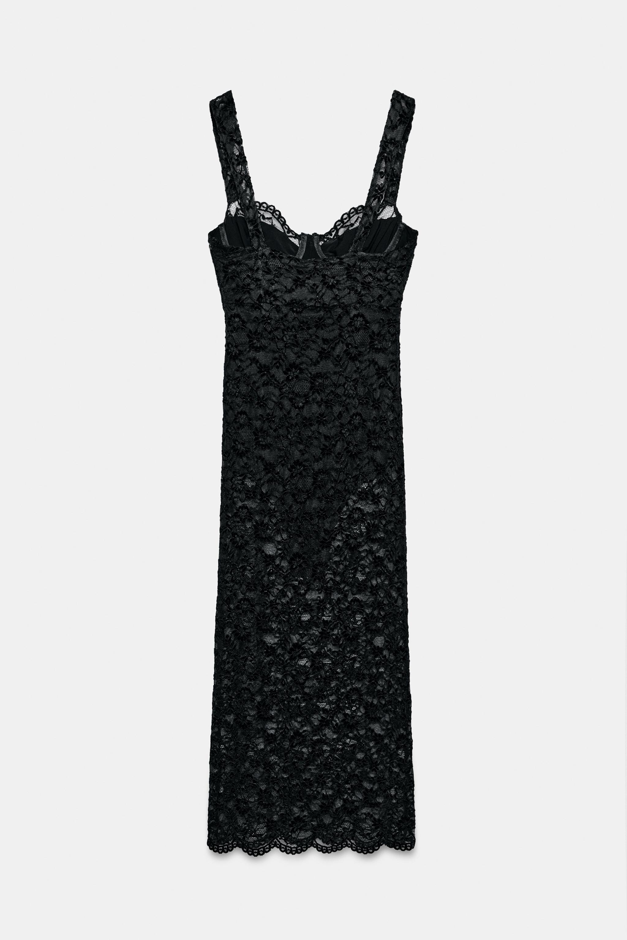 LACE MIDI DRESS