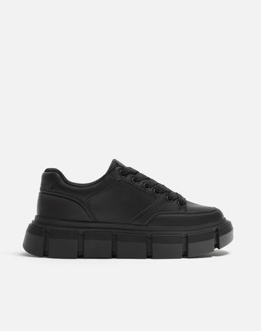 TÊNIS SOLA COM VOLUME - Preto da Zara