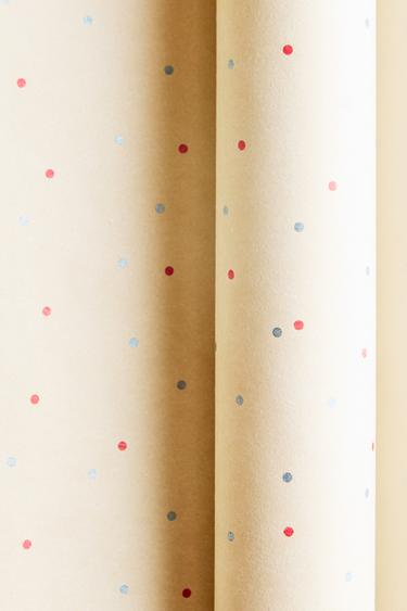 PAPIER CADEAU À POIS - Multicolore de Zara - Image 4