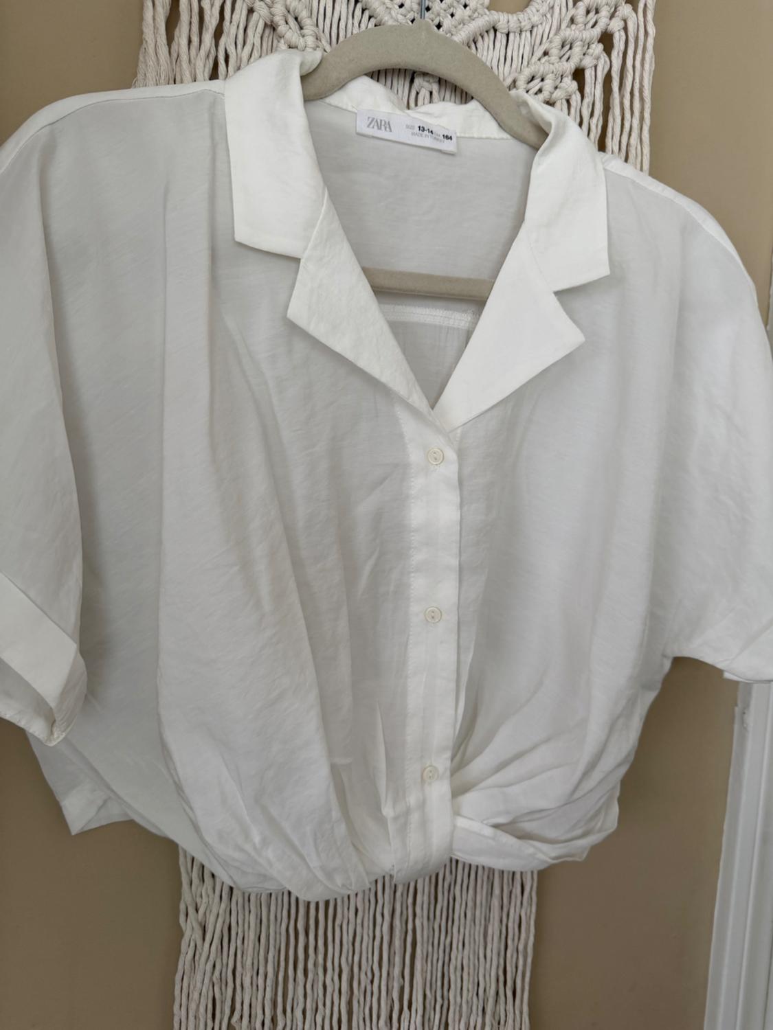 FLOWY CROP SHIRT - Image 3